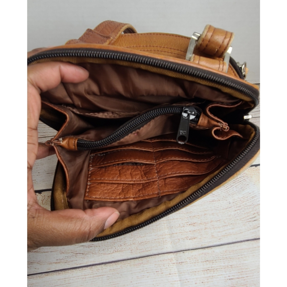 Brown Vintage Latico Handbag 100% leather - Picture 4 of 6